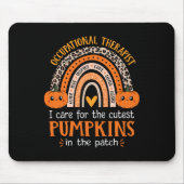 Arbeitstherapeut Halloween-Beruf Mousepad (Vorne)