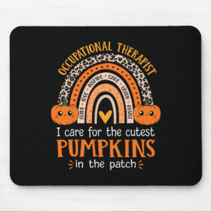 Arbeitstherapeut Halloween-Beruf Mousepad