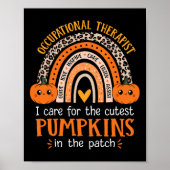 Arbeitstherapeut Halloween-Beruf Poster (Vorne)