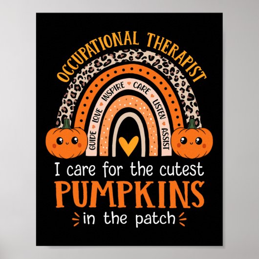 Arbeitstherapeut Halloween-Beruf Poster (Vorne)