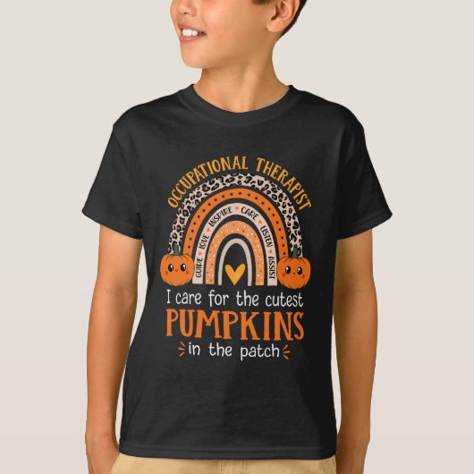 Arbeitstherapeut Halloween-Beruf T-Shirt (Vorderseite)
