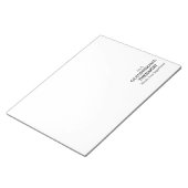 Arbeitstherapeut Notizblock (angewinkelt)