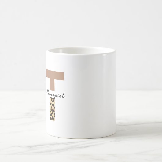 Arbeitstherapeut OT cheetah-Geschenke Kaffeetasse (Mittel)
