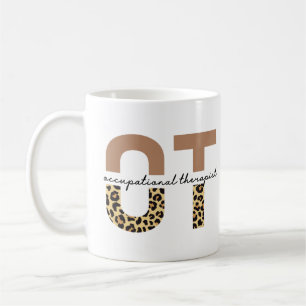 Arbeitstherapeut OT cheetah-Geschenke Kaffeetasse