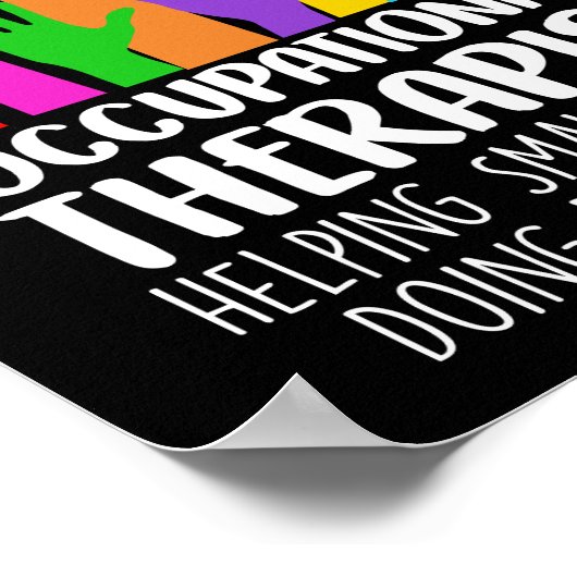 Arbeitstherapeut Poster (Ecke)