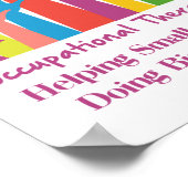 Arbeitstherapeut Poster (Ecke)