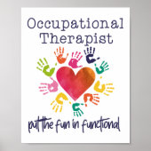 Arbeitstherapeut Poster (Vorne)