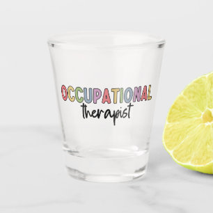 Arbeitstherapeut Schnapsglas