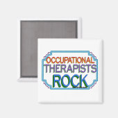 Arbeitstherapeuten rock magnet (Vorderseite/Rückseite)
