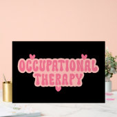 Arbeitstherapie Acrylschild (Hochzeit)