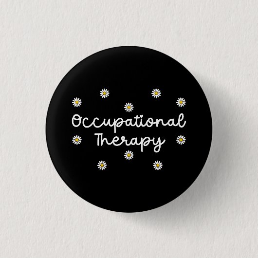 Arbeitstherapie - Arbeitstherapeut Button (Vorderseite)