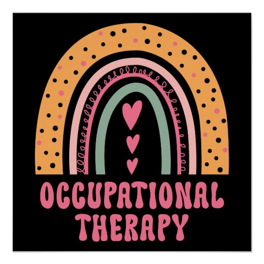 Arbeitstherapie - Arbeitstherapeut Poster (Vorderseite)