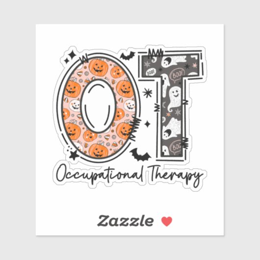 Arbeitstherapie Aufkleber (Blatt)