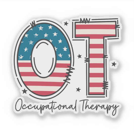 Arbeitstherapie Aufkleber (Vorderseite)