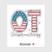 Arbeitstherapie Aufkleber (Blatt)