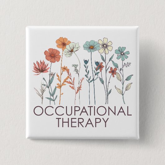 Arbeitstherapie Button (Vorderseite)