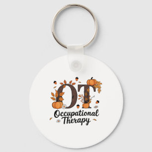 Arbeitstherapie Fall Ot Ota Herbst Thanksgivi Schlüsselanhänger