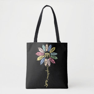 Arbeitstherapie Inspirierte OT-Monats-Blume Tasche