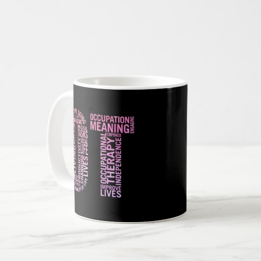 Arbeitstherapie Kaffeetasse (Vorderseite Links)