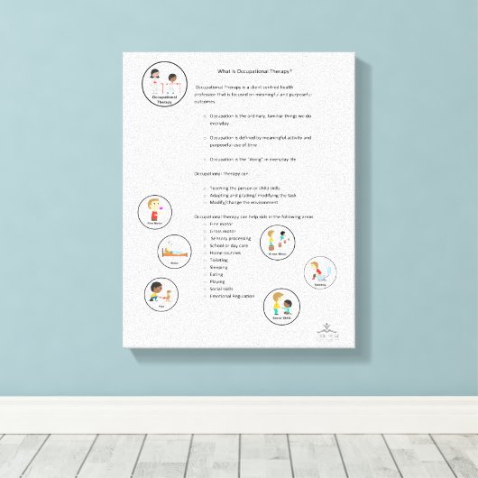 Arbeitstherapie - Leinwand (Insitu (Holzboden))