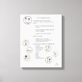 Arbeitstherapie - Leinwand