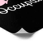 Arbeitstherapie mit Niedlichem Herzen Poster (Ecke)