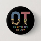 Arbeitstherapie OT Cheetah Future OT Geschenke Button (Vorderseite)
