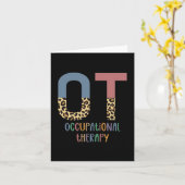 Arbeitstherapie OT Cheetah Future OT Geschenke Karte (Gelbe Blume)
