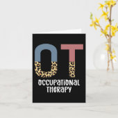 Arbeitstherapie OT Cheetah Future OT Geschenke Karte (Gelbe Blume)