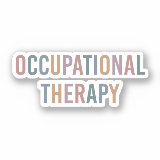 Arbeitstherapie OT Future Aufkleber (Vorderseite)