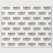 Arbeitstherapie OT Geschenk Geschenkpapier (Flach)