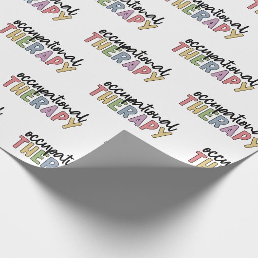 Arbeitstherapie OT Geschenk Geschenkpapier (Ecke)
