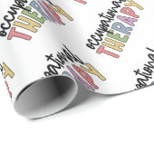 Arbeitstherapie OT Geschenk Geschenkpapier (Rolleneckpunkt)