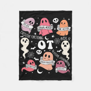 Arbeitstherapie Ot-Halloween Spooky Niedlich Fleecedecke