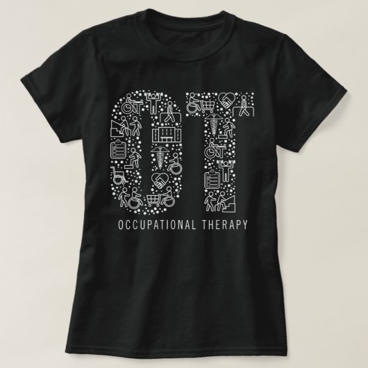 Arbeitstherapie OT Month Therapist ein Geschenk T-Shirt (Design vorne)