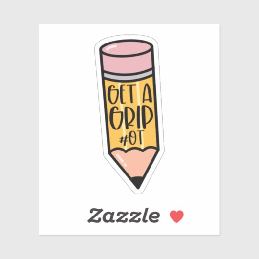 Arbeitstherapie OT Therapeut Geschenk Aufkleber (Blatt)