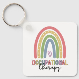 Arbeitstherapie OT Therapeut Regenbogen Schlüsselanhänger