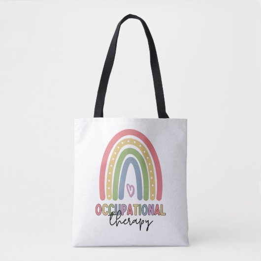 Arbeitstherapie OT Therapeut Regenbogen Tasche (Vorderseite)