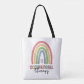 Arbeitstherapie OT Therapeut Regenbogen Tasche (Rückseite)