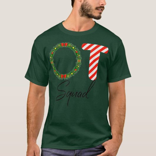 Arbeitstherapie OT Therapeut Weihnachten T-Shirt (Vorderseite)