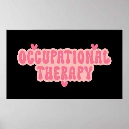 Arbeitstherapie Poster (Vorne)