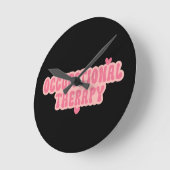Arbeitstherapie Runde Wanduhr (Winkel)