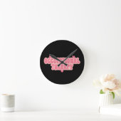 Arbeitstherapie Runde Wanduhr (Zuhause)
