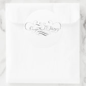 Arbeitstherapie Runder Aufkleber (Tasche)