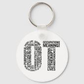 Arbeitstherapie Schlüsselanhänger (Vorderseite)