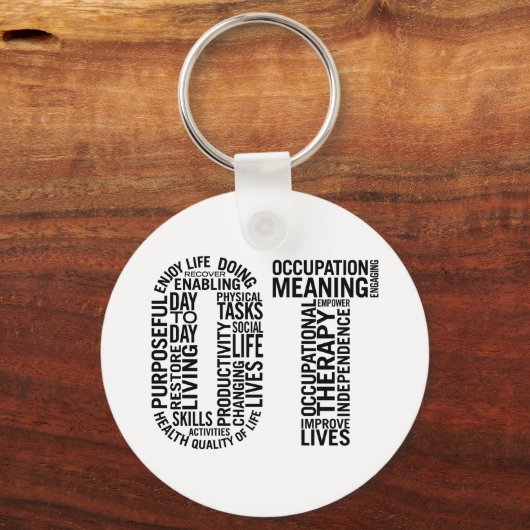Arbeitstherapie Schlüsselanhänger (Vorderseite)