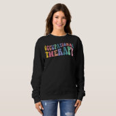 Arbeitstherapie zu Therapeut Sweatshirt (Vorne ganz)