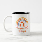 Arbeitstherapie Zweifarbige Tasse (Links)