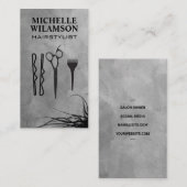 Arbeitstools für Haarstühle | Fliegenhair Visitenkarte (Vorne/Hinten)