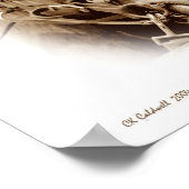 Arbeitsunfall Poster (Ecke)